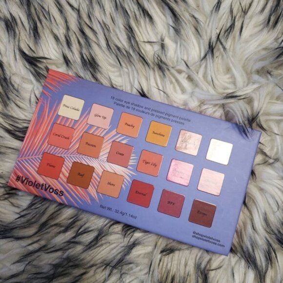 Violet Voss Coral Crush Eyeshadow Palette Sephora Makeup Beauty Eyeshadow Pink - Picture 7 of 10